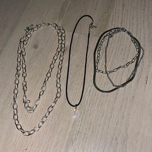 Chain and alternative necklace jewelry bundle